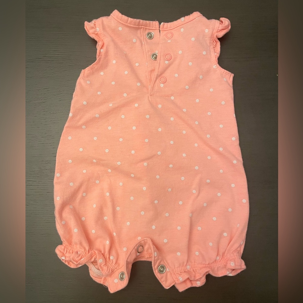 Carter’s Newborn Baby Girl Pink, Black and Tan Onsies Outfits Bundle NWOT - Picture 5 of 14